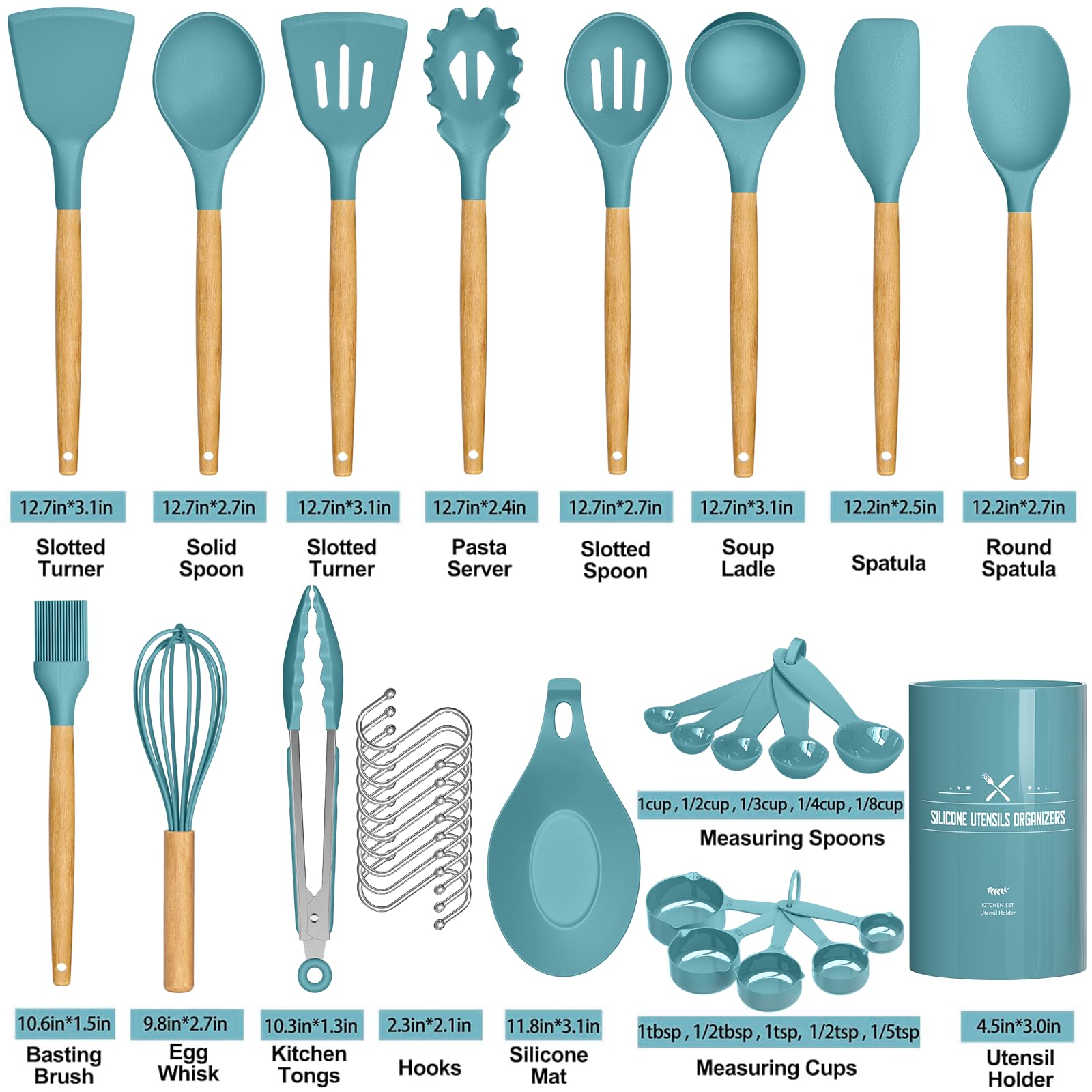 Umite Chef non-stick silicone spatulas prevent scratching on pans