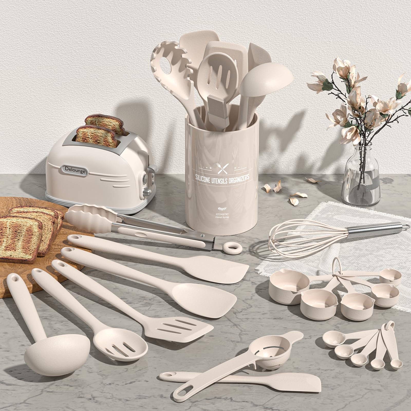 Umite Chef pasta fork lifting pasta from pot with nonstick care