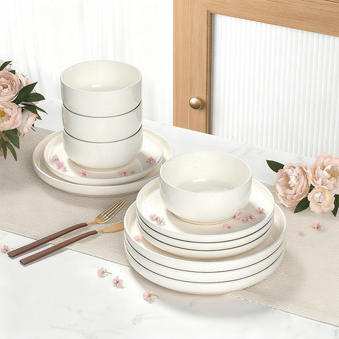 Umite Chef scratch-resistant dinner plates built for long-lasting use