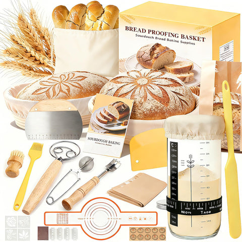Umite Chef round banneton for even rise and rustic spiral patterns.