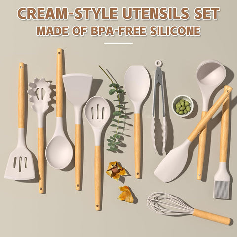 Umite Chef silicone ladle, heat resistant for soups and stews.