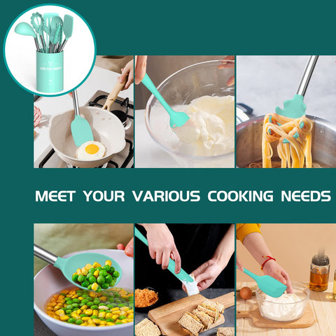 Umite Chef silicone pasta server, strong scoop for portioning pasta.