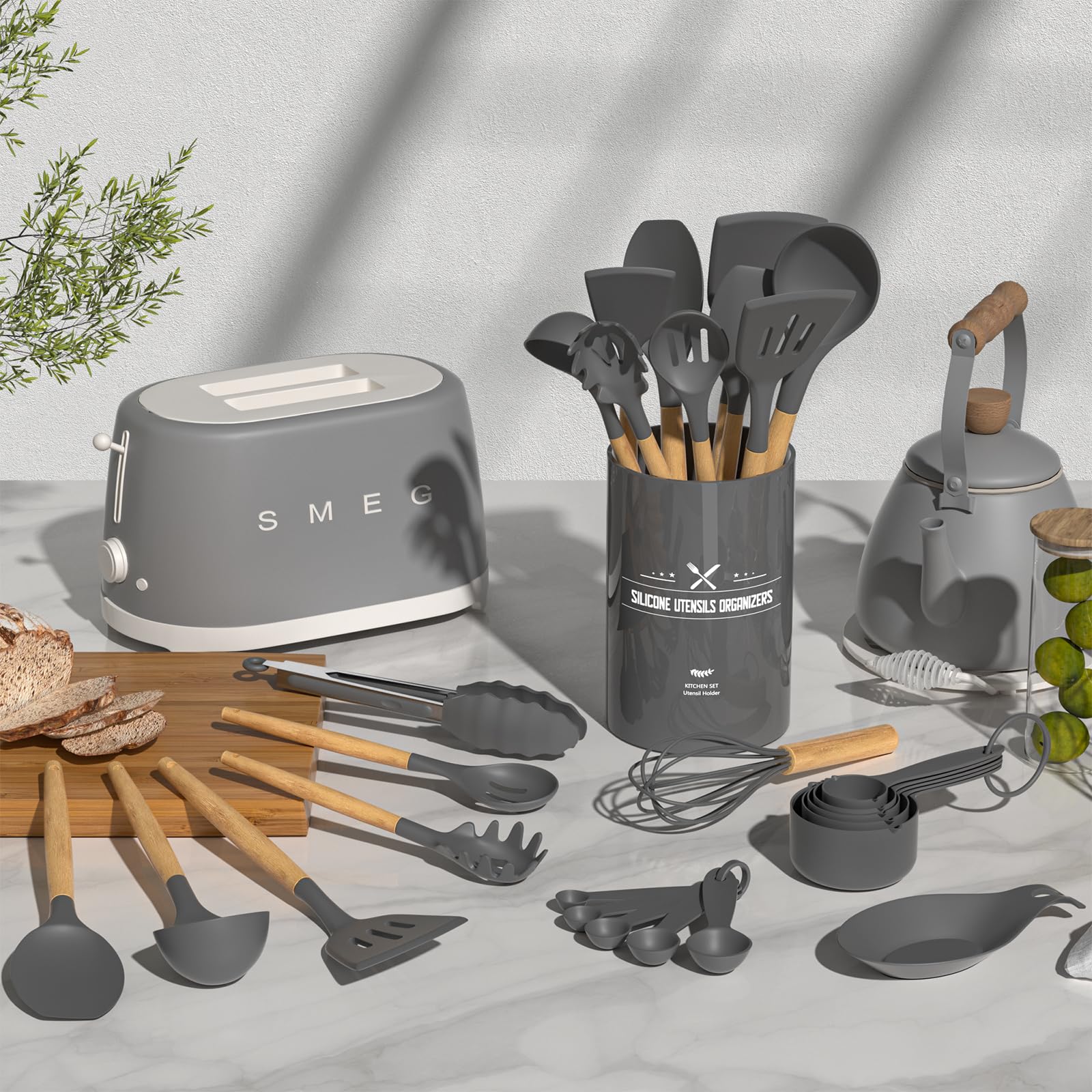 Umite Chef silicone spatula is heat resistant and safe for non-stick cookware.