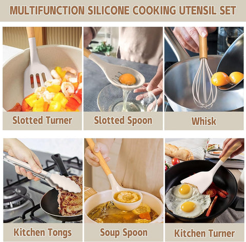 Umite Chef silicone spatula, safe for non-stick cookware and delicate surfaces.
