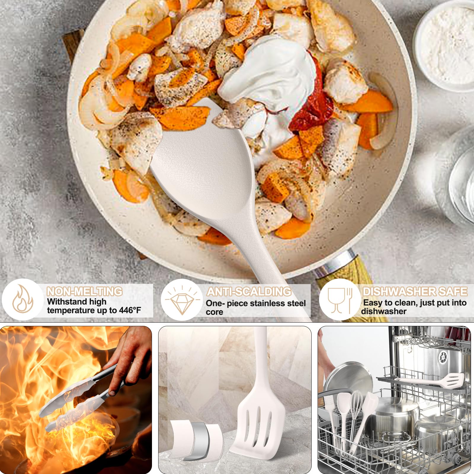Umite Chef spoonula blends spatula and spoon for versatile mixing