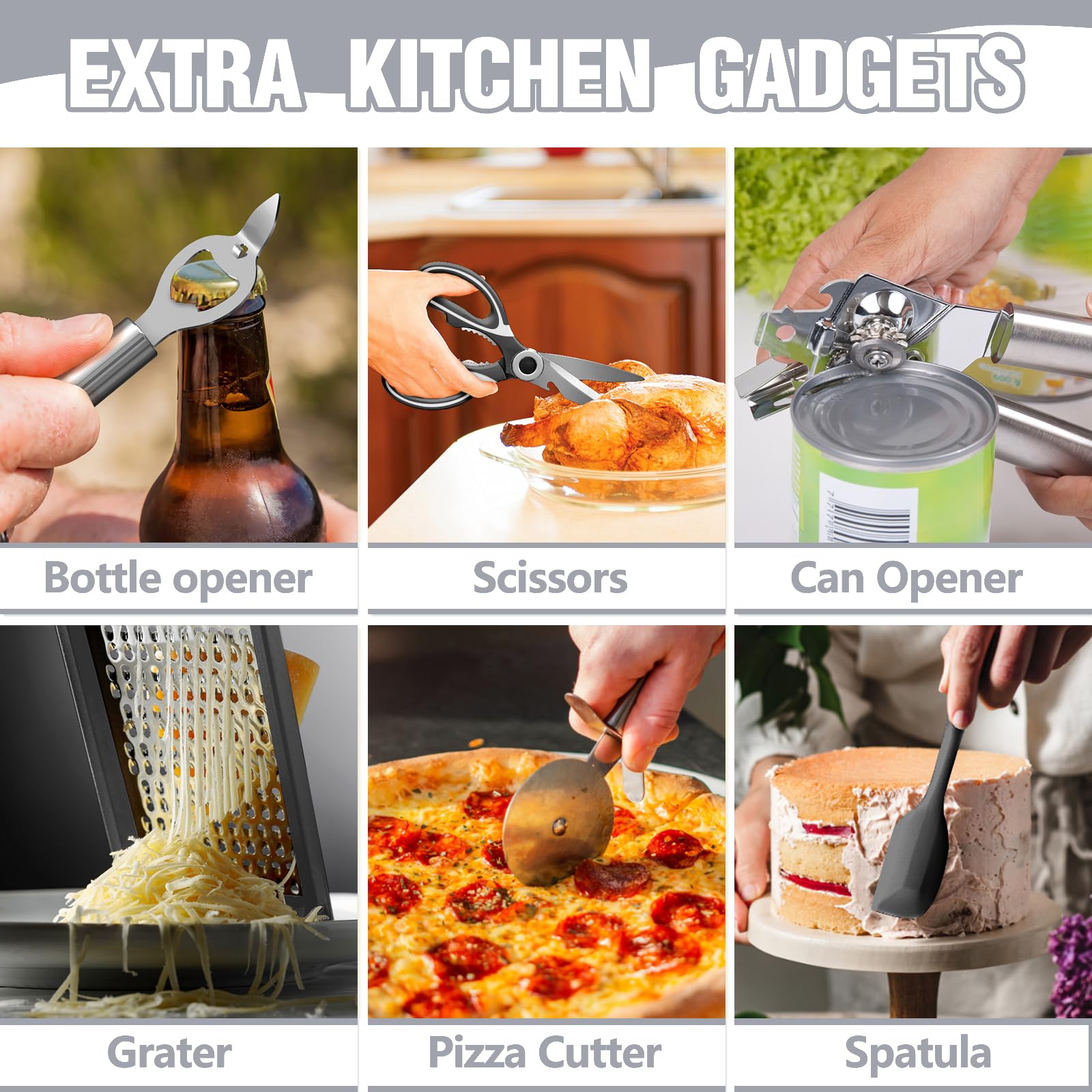 Umite Chef silicone turner versatile for flipping during sautéing