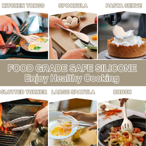 Umite Chef slotted turner gliding under food for easy flip