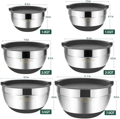 Umite Chef tight-lids BPA-free keep ingredients fresh and secure.