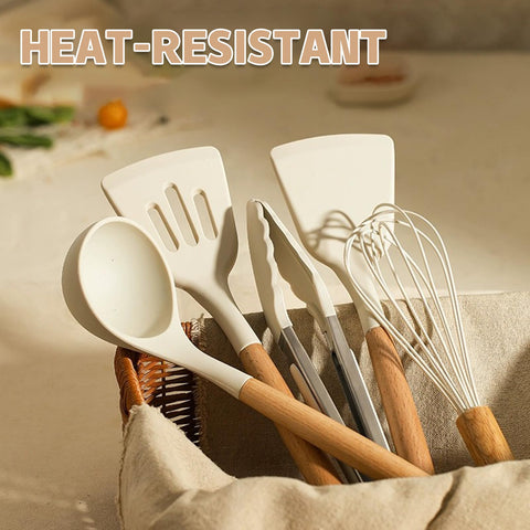 Umite Chef utensil holder with hooks for organized storage