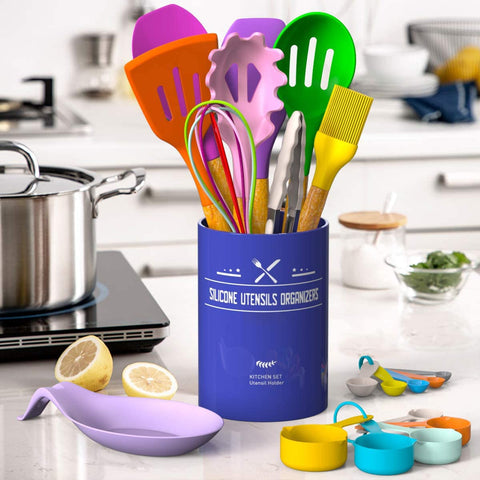 Umite Chef hooks and silicone mat for organized kitchen storage.
