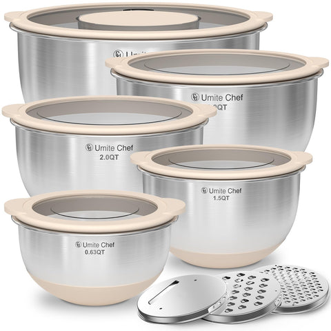 Umite Chef warp-proof lid seals liquids securely for storage.