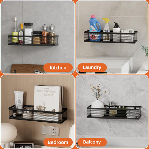 Umomi spice rack offers multi-purpose storage for spices, toiletries, or cleaning supplies.