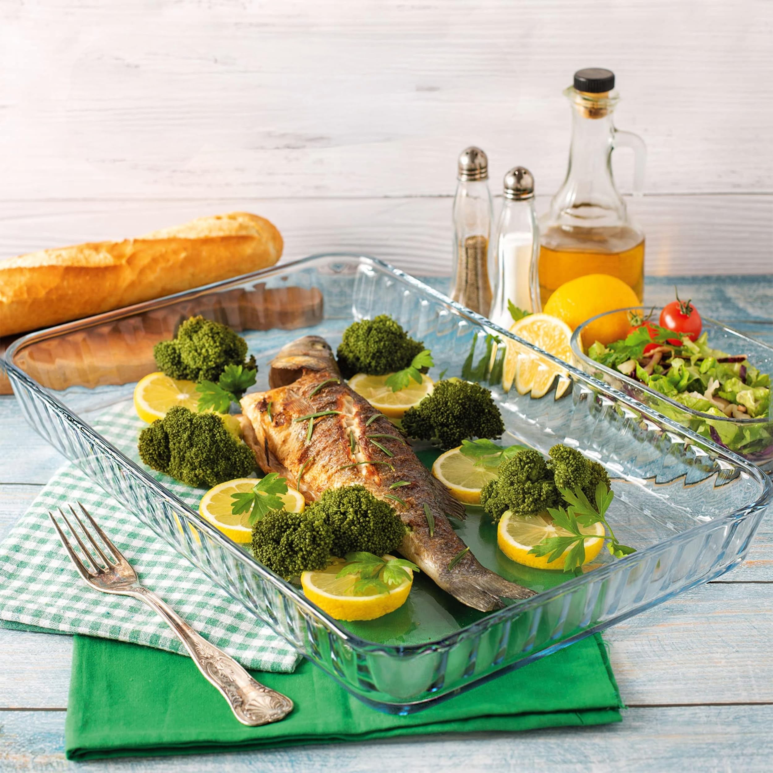 ums 16x11x2-inch bakeware, wide surface for roasting and browning