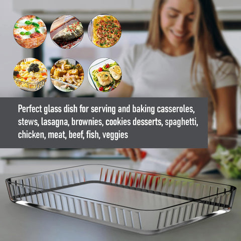 ums easy-clean dish, dishwasher-safe bakeware after meals