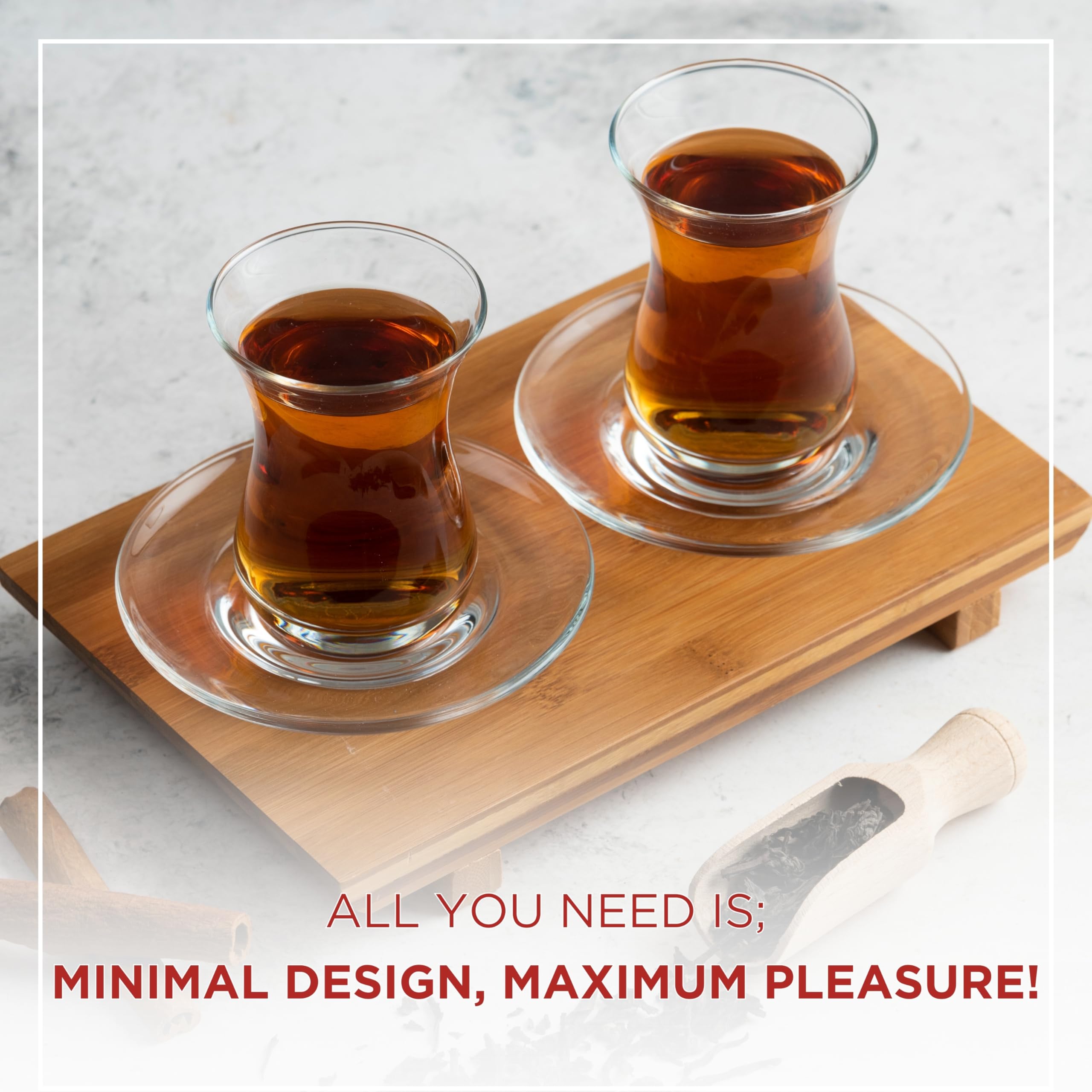 ums Turkish Tea Glass Set packaged in Styrofoam for safe gifting