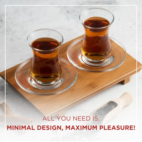 ums Turkish Tea Glass Set packaged in Styrofoam for safe gifting