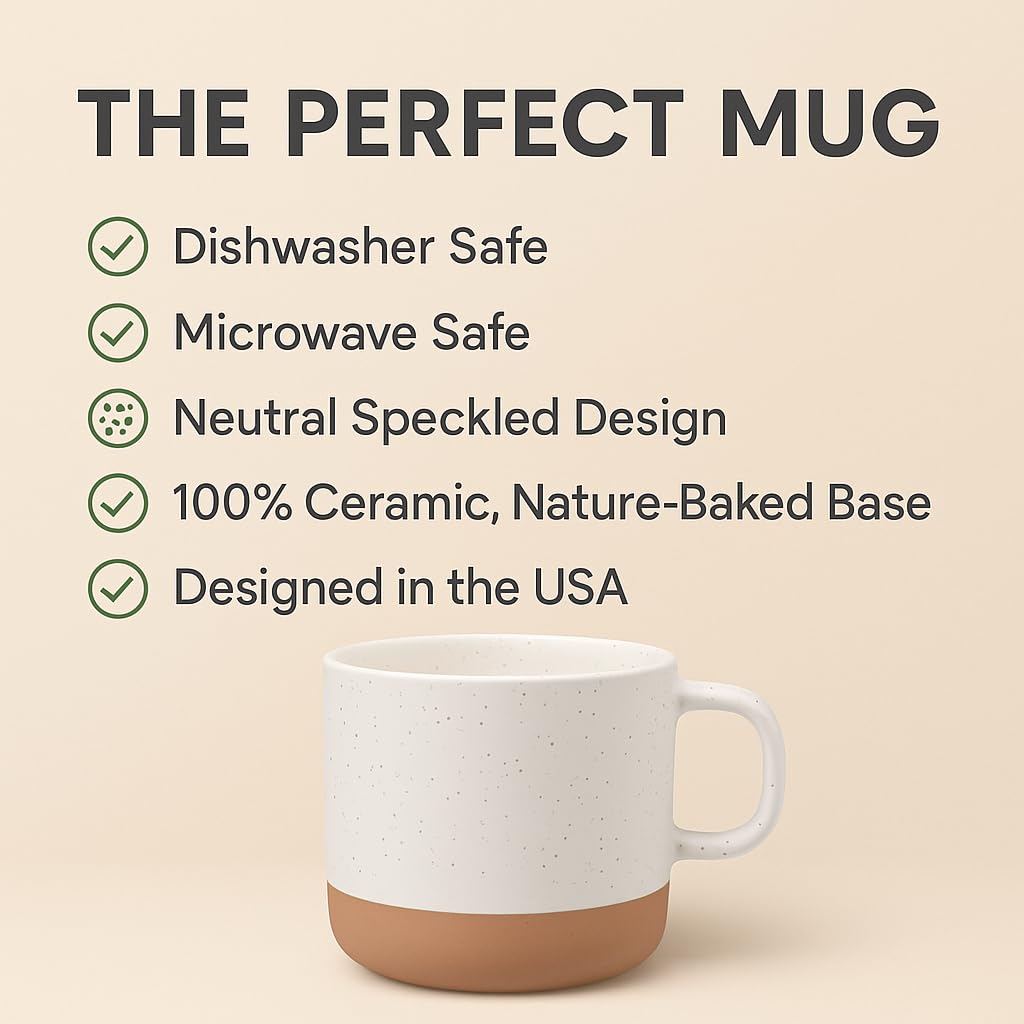 Unboxme Givenne clay-base mug showcases rustic base for stylish kitchen decor.