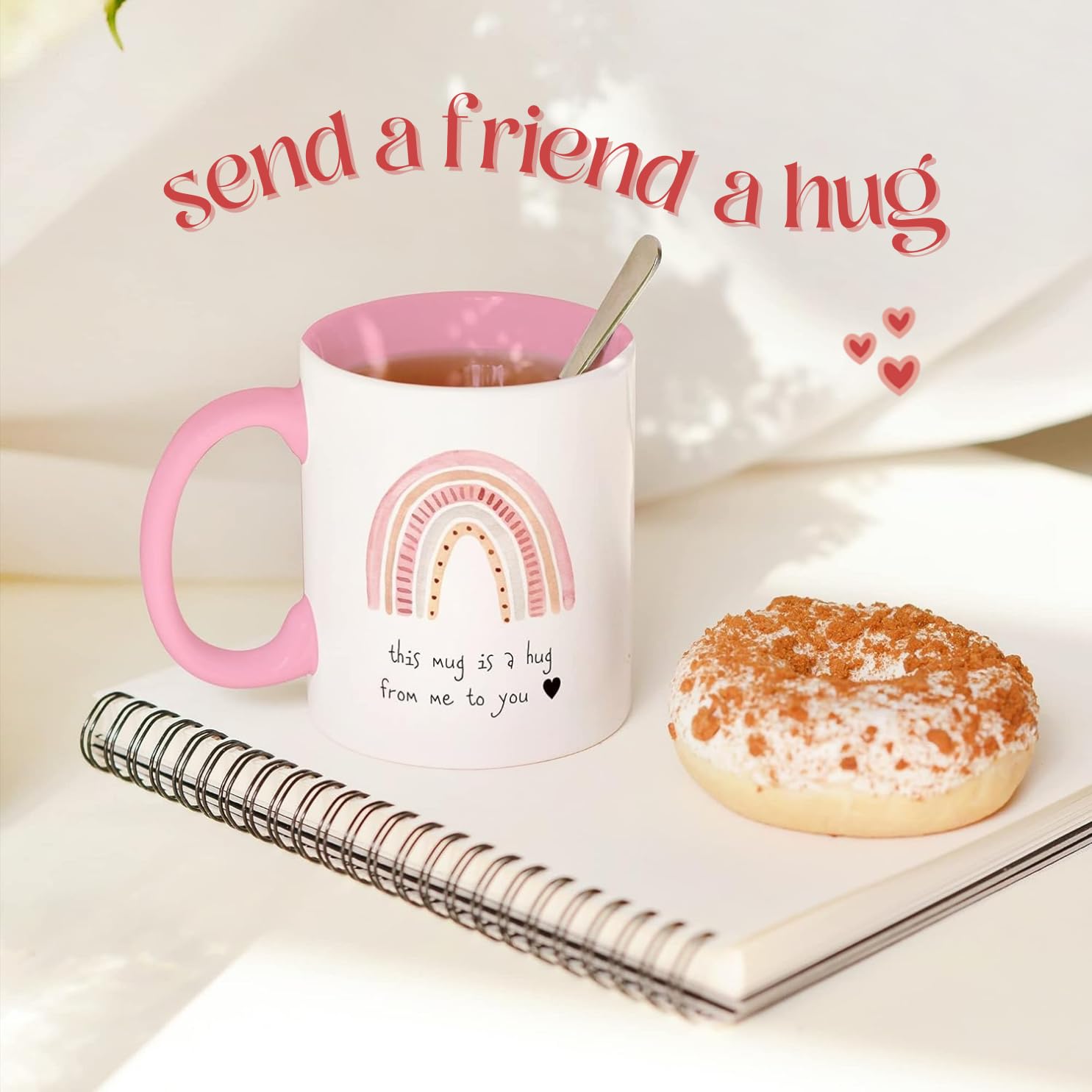 Unboxme Gifts Hug in a Mug gift-ready box enhances gifting presentation.