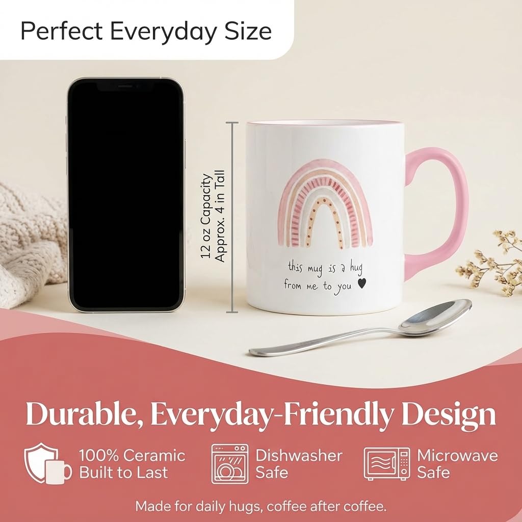 Unboxme Gifts Hug in a Mug microwave-safe for daily use.