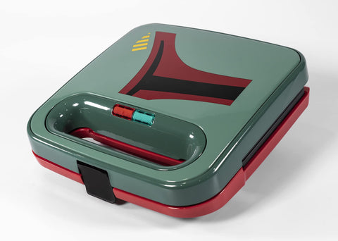 Uncanny Brands Boba Fett lid art elevates kitchen fun and conversation.