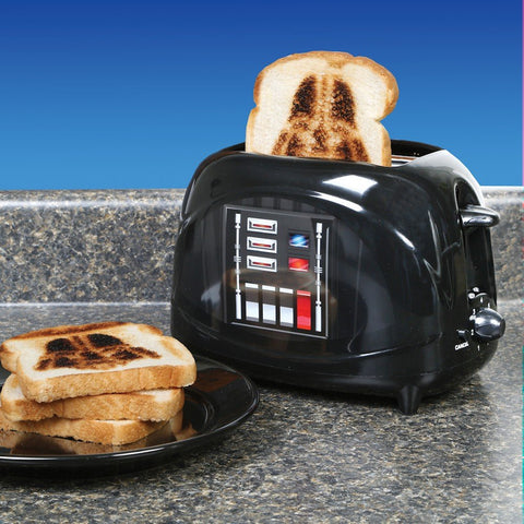 Uncanny Brands Darth Vader toaster countertop display sparks conversations.