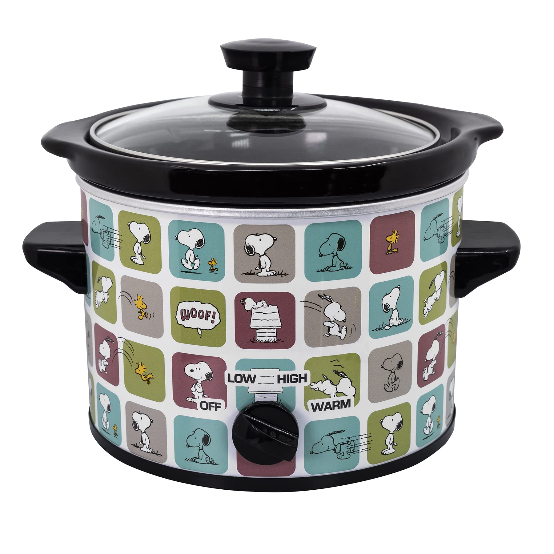 Uncanny Brands Peanuts slow cooker removable stoneware insert for easy serving
