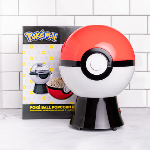 Uncanny Brands Poké Ball Popcorn Maker playful design appeals to Pokémon fans