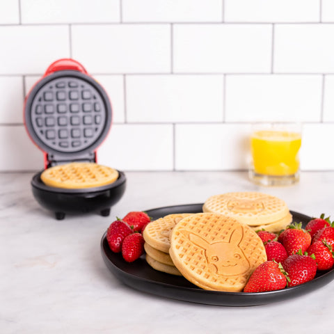 Uncanny Brands Pokémon Pikachu mini waffle maker ready for US, Canada, Mexico use