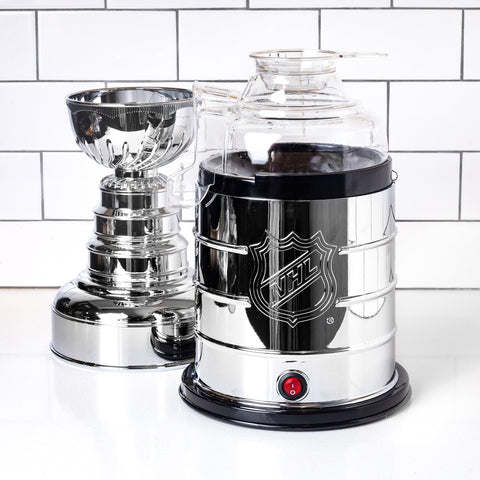 Uncanny Brands Stanley Cup Popcorn Maker serving bowl reveal ideal for easy sharing at gatherings