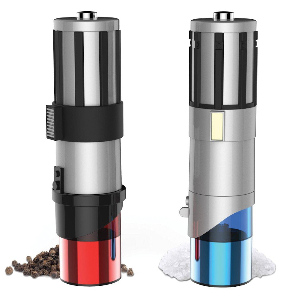Uncanny Brands Star Wars Lightsaber Grinder pack 2 with luxurious look for stylish seasoning