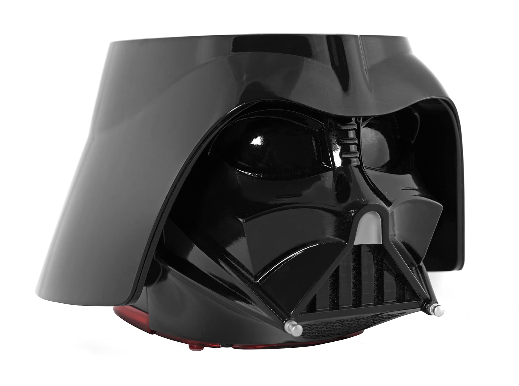 Uncanny Brands Vader toaster in action: lights and sounds enhance breakfast ritual