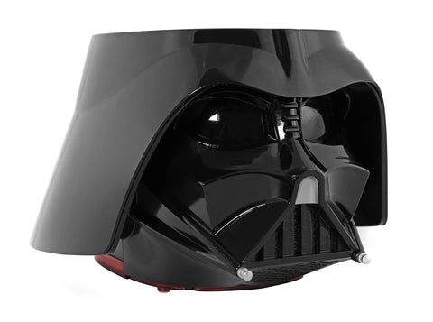 Uncanny Brands Vader toaster in action: lights and sounds enhance breakfast ritual