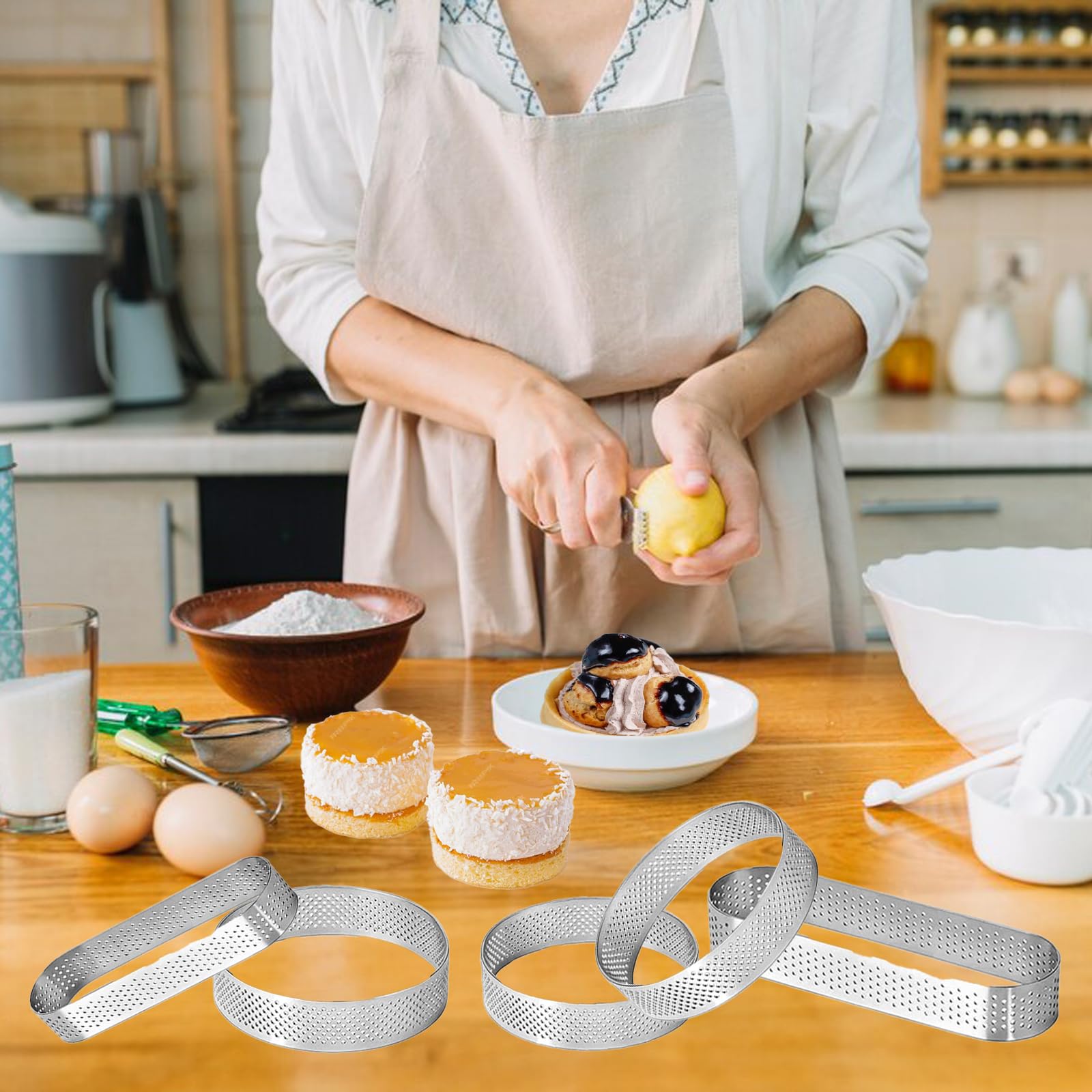 Uncle Jack tart rings dishwasher safe for easy cleanup after baking.