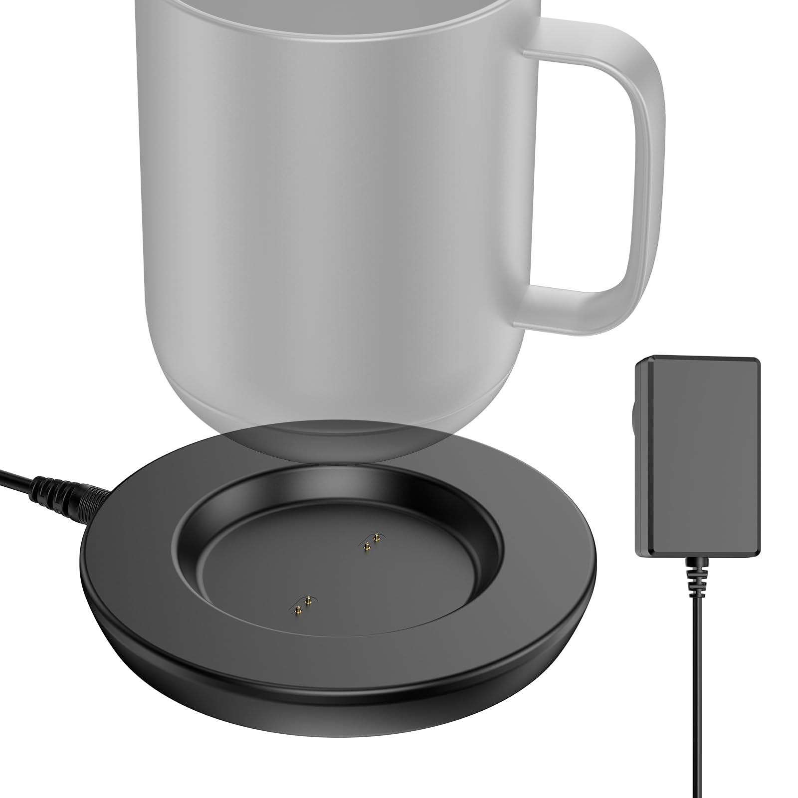 Underhub charging coaster for Embo compatibility keeps your mug ready at home or office.