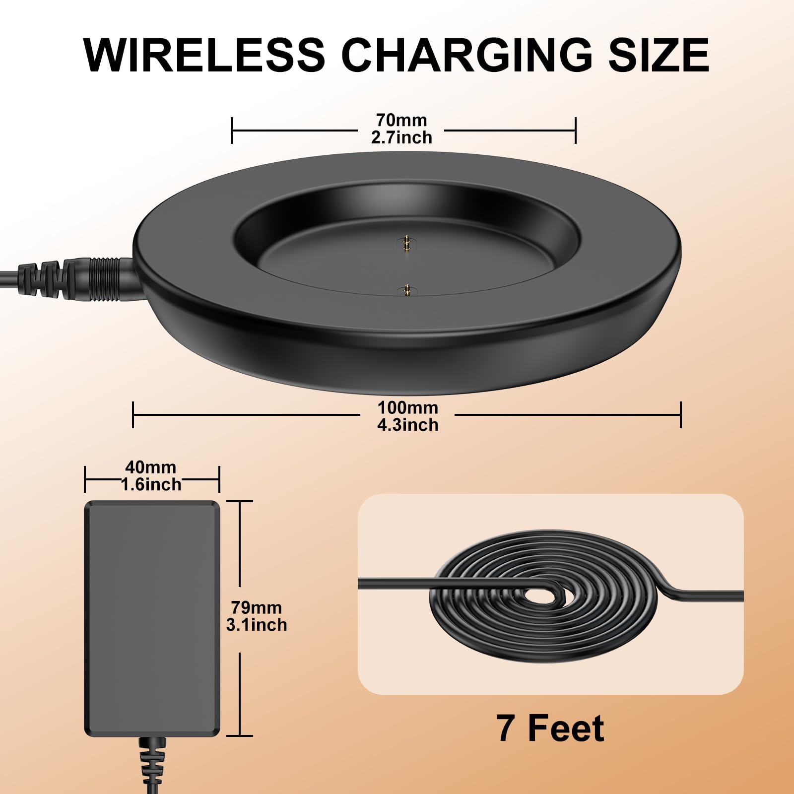 Underhub global voltage adapter enables use at home or on the go.