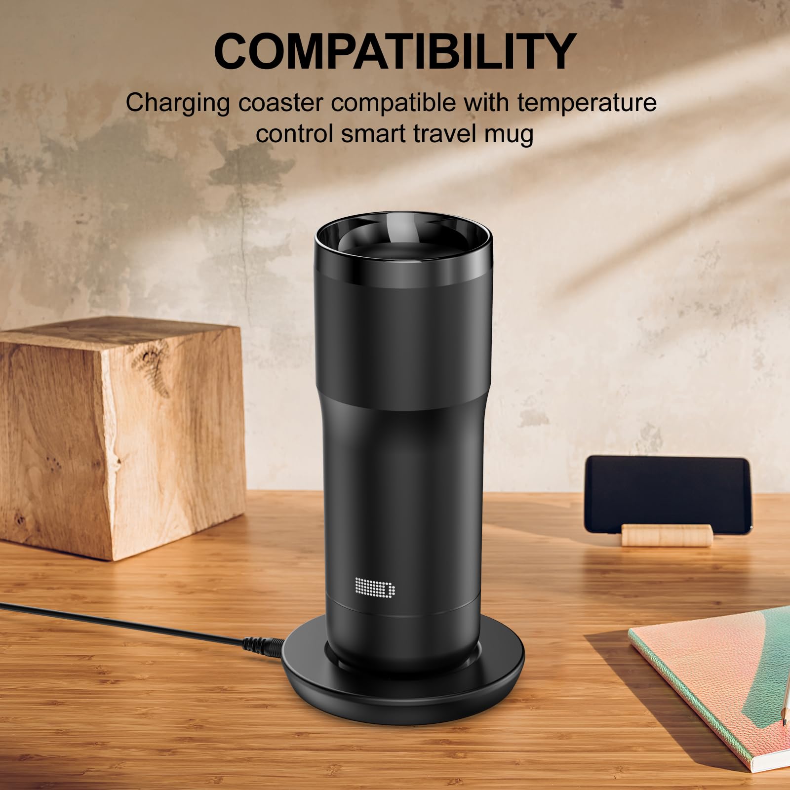 Underhub lightweight base and cable make it easy to place anywhere on your desk.