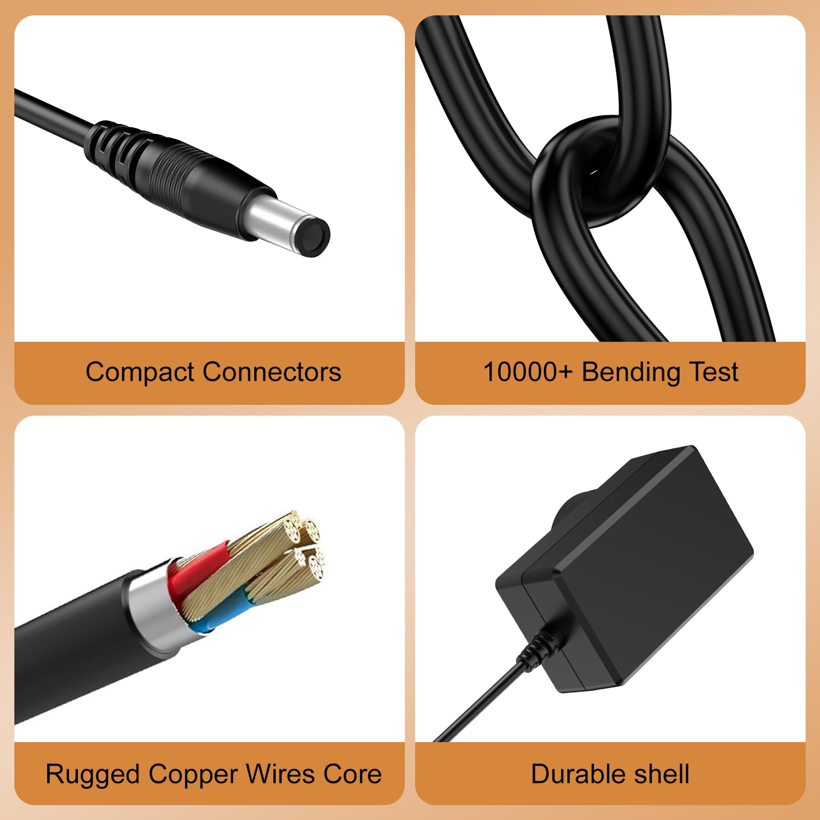 Underhub rust-resistant contacts offer long-term reliability during daily use.