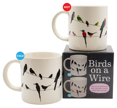 The Unemployed Philosophers Guild 12 oz ceramic mug adds whimsy to coffee time.