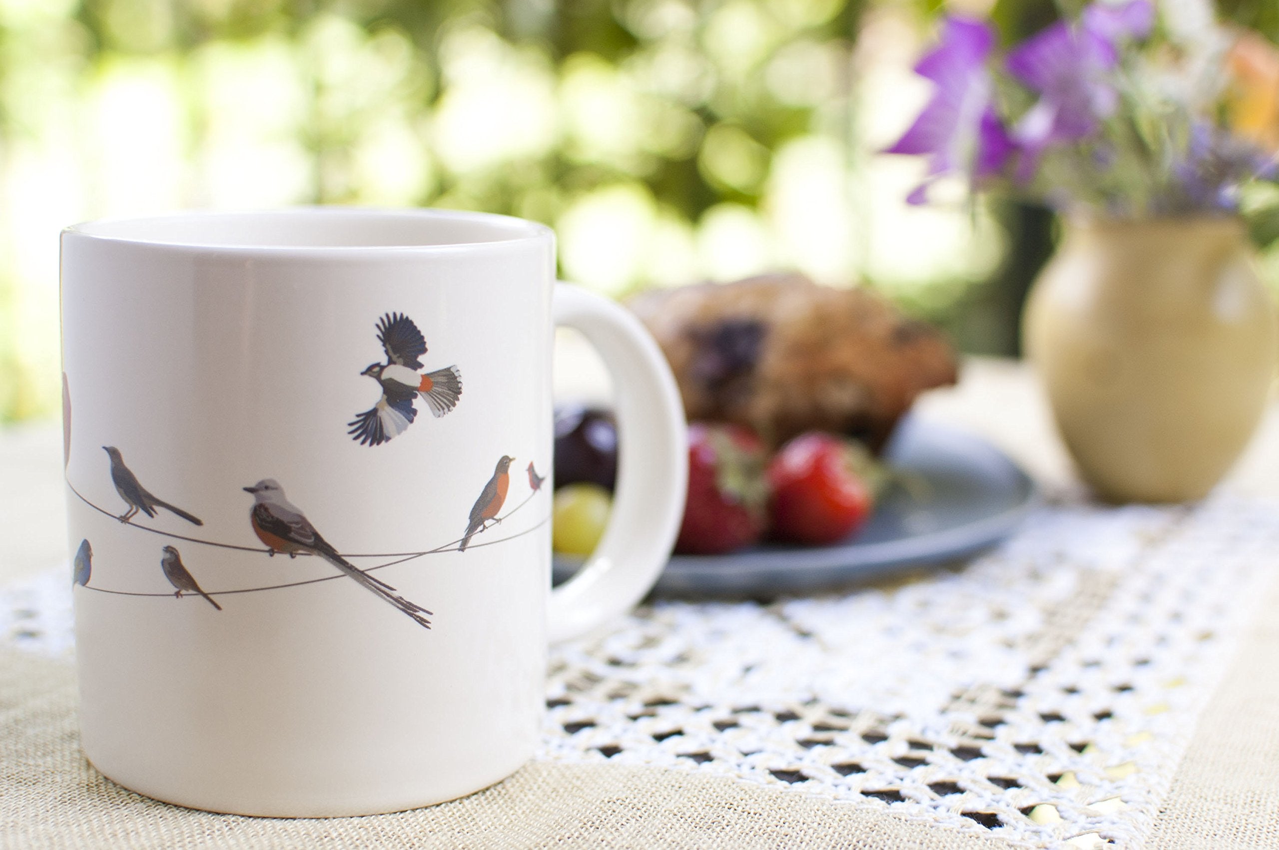 The Unemployed Philosophers Guild gift-boxed mug is ready for bird-loving friends.