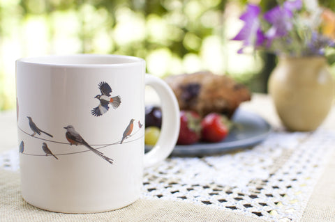 The Unemployed Philosophers Guild gift-boxed mug is ready for bird-loving friends.