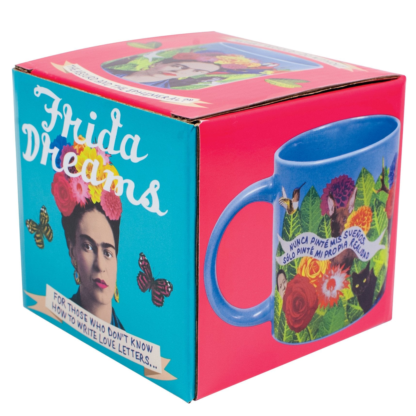 The Unemployed Philosophers Guild Frida Kahlo Dreams Mug dishwasher-safe for easy cleanup