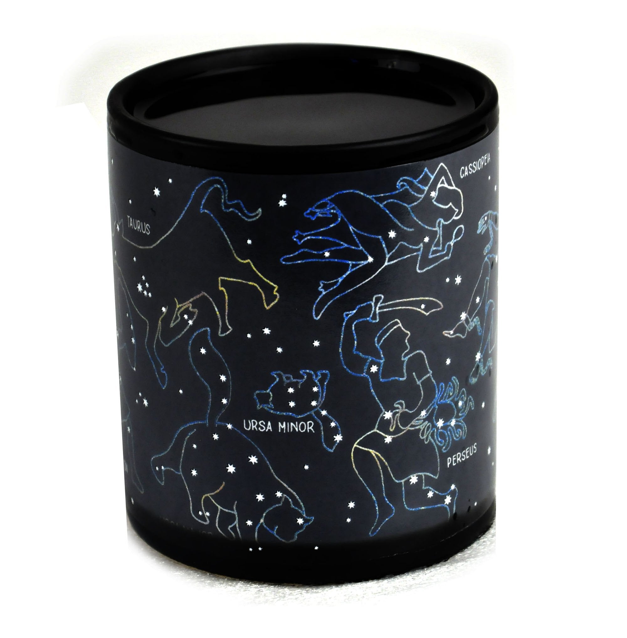 The Unemployed Philosophers Guild mug shows 11 constellations for night sky moments.