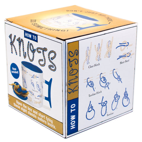 The Unemployed Philosophers Guild knots-mug-cleat-handle highlights secure grip during knot work