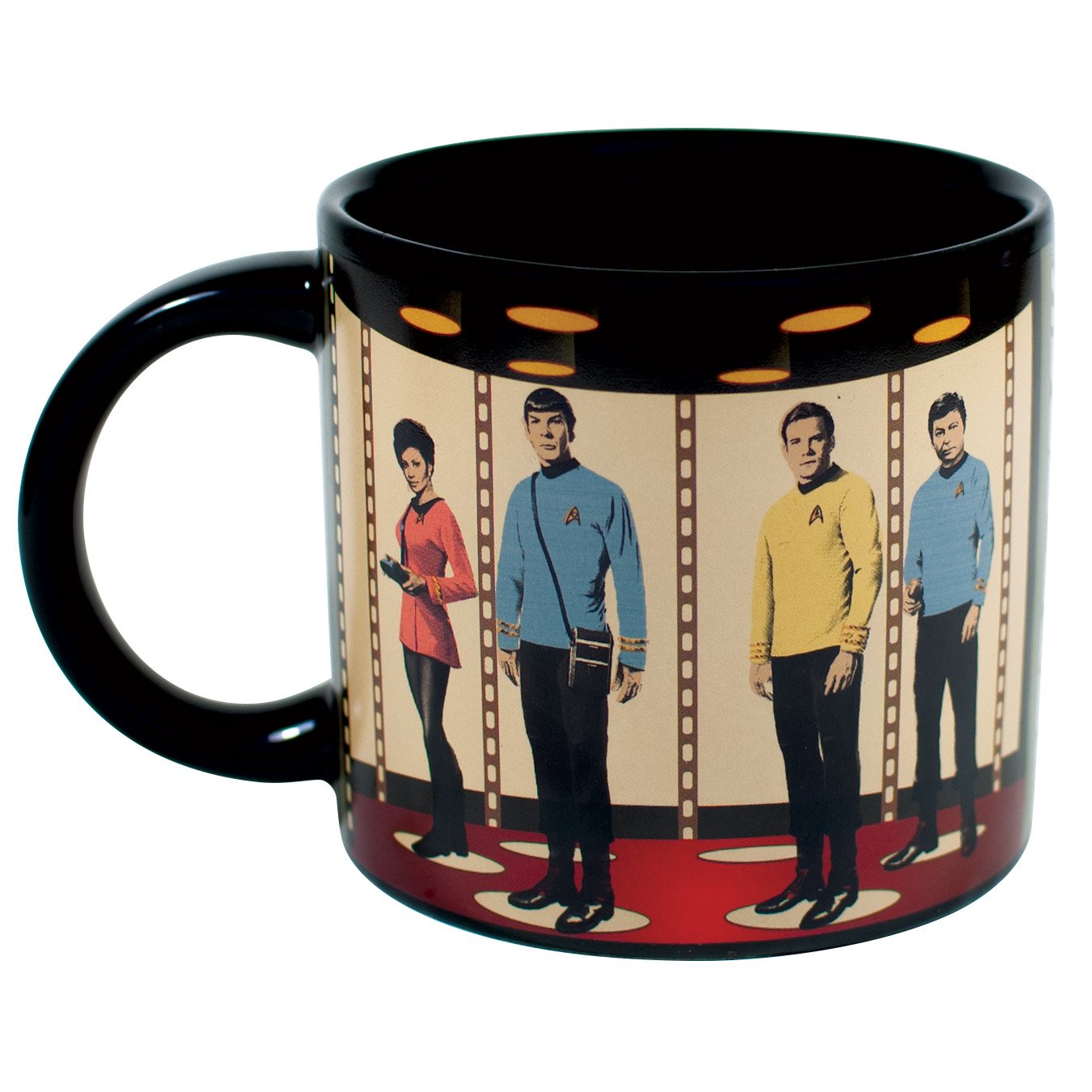 The Unemployed Philosophers Guild mug reveals crew when a warm drink is poured.
