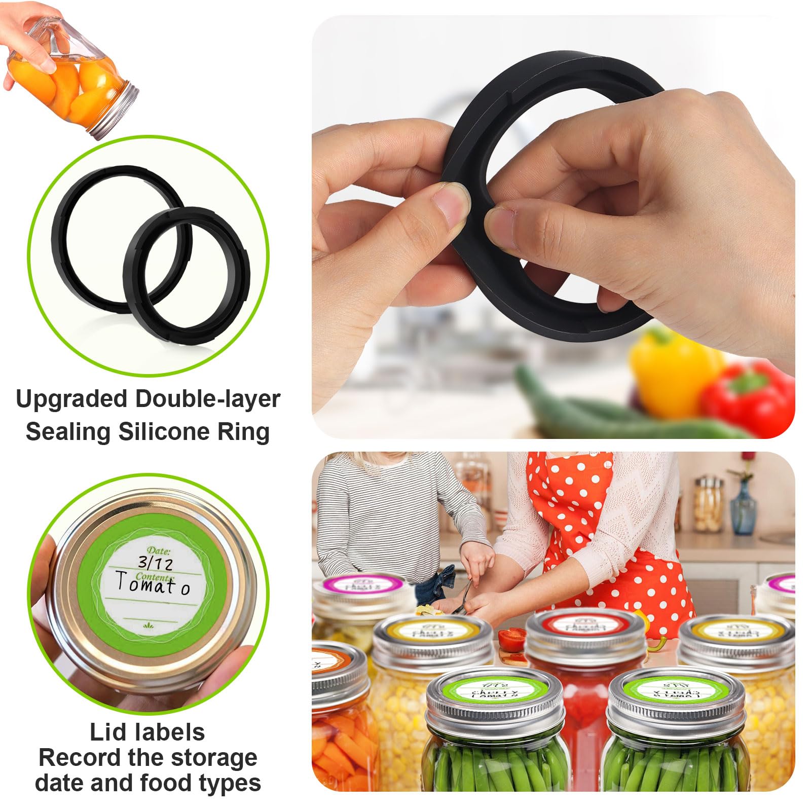 UNERVER M11 sealing action on mason jar demonstrates automatic vacuum sealing in seconds.
