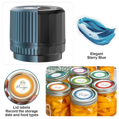 UNERVER M12 USB charging for cordless jar sealing convenience