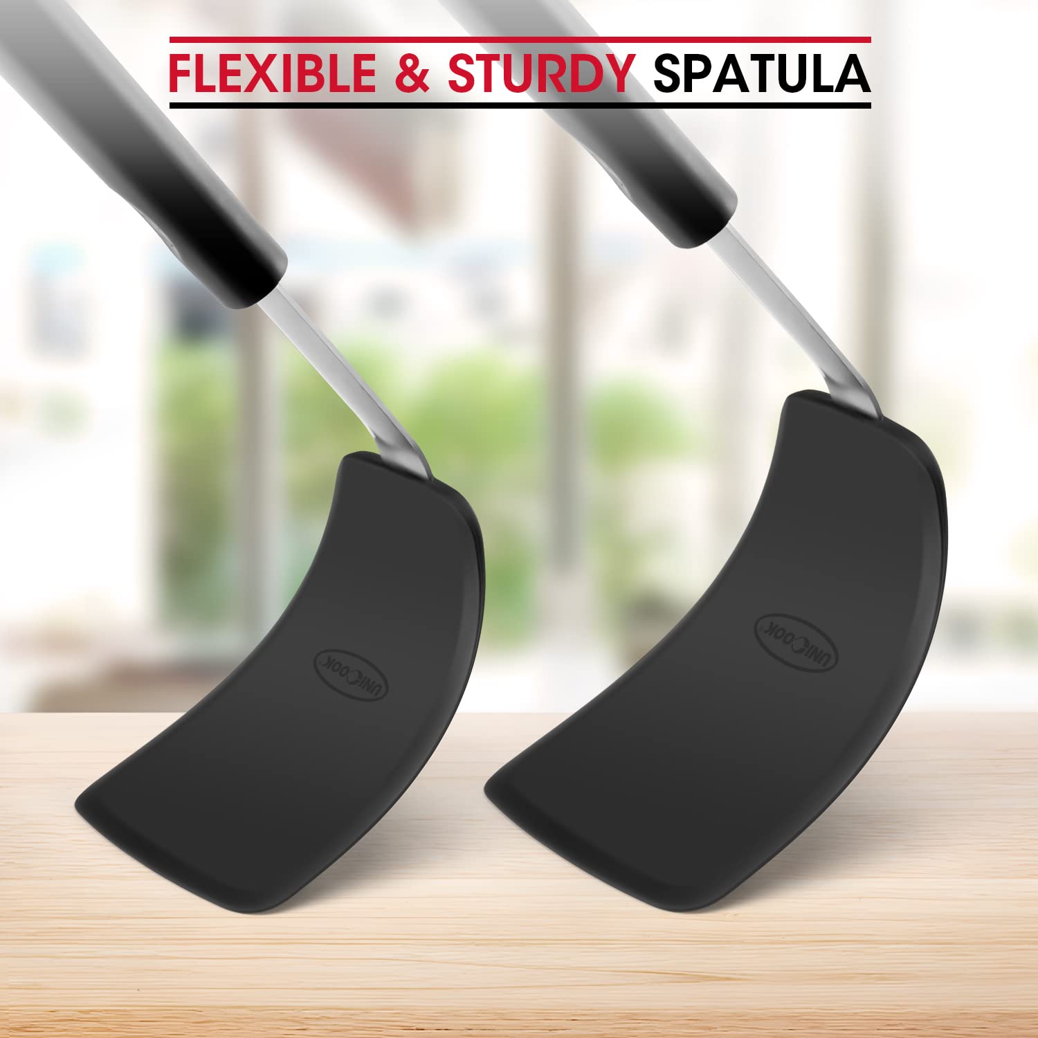Unicook dishwasher-safe spatula for quick cleanup after meals.