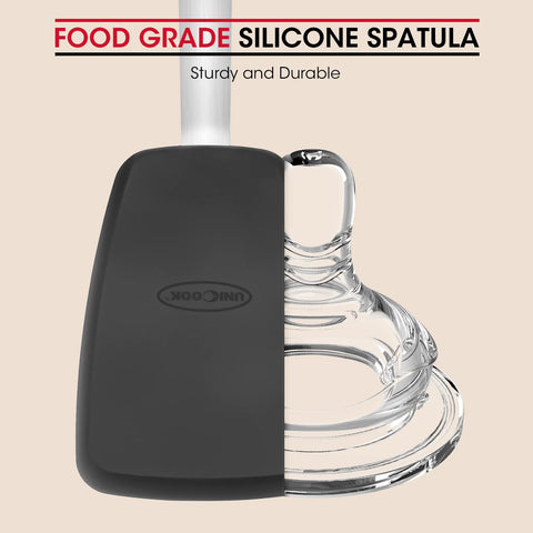 Unicook two-pack spatulas ideal for eggs, burgers, crepes.