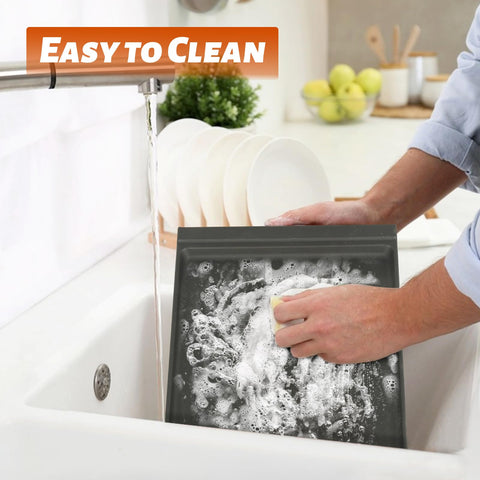 Unidanho griddle cleans easily with warm water and gentle scrubbing.