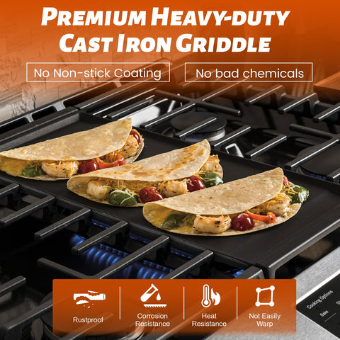 Unidanho griddle seasoning guide explains building a durable nonstick surface.